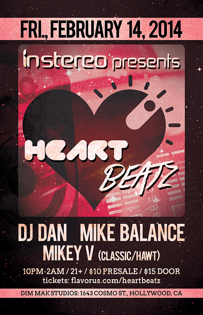 Heart Beatz flyer